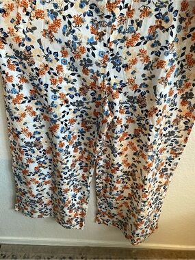 Floral Wide-Leg Romper